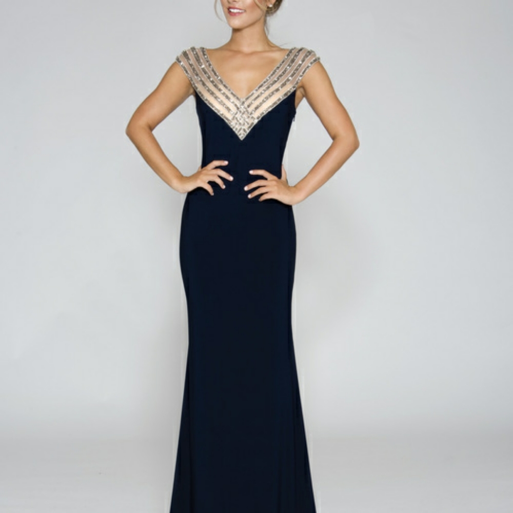 Stella Couture  Red Formal  Dress